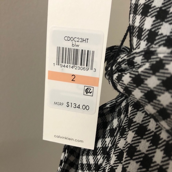 Calvin Klein Gingham Ruffle Dress - Picture 6 of 8